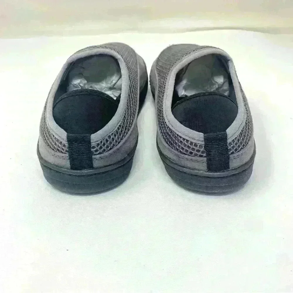 Steve Madden Bdarrenn Flyknit Slippers Grey Slip-On Kids Shoes NIB
